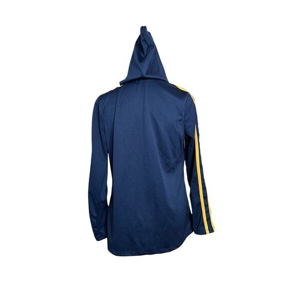 Vintage absolute energy full zip 2 line men Hooded jacket navy blue sz xl - Picture 4 of 8